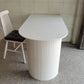 Solid Wood Contemporary Free Form Dining Table Marble Top Table for Dining Room and Kitchen Clearhalo ' dining_table' 'Dining Tables & Seating' 'Dining Tables' 'furn' 'furn_dining_table' 'Furniture' 'furniture_dining_table' 'Kitchen & Dining Furniture' 'kitchen&dining_furn' 'kitchen' 'kitchen_dining_table' 3582633