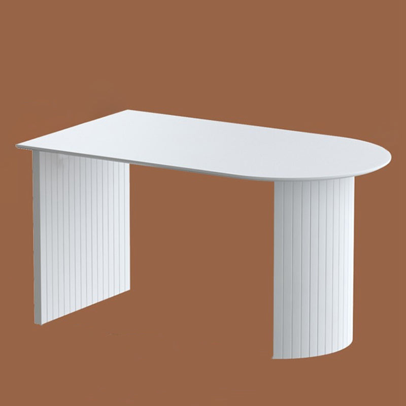 Solid Wood Contemporary Free Form Dining Table Marble Top Table for Dining Room and Kitchen Clearhalo ' dining_table' 'Dining Tables & Seating' 'Dining Tables' 'furn' 'furn_dining_table' 'Furniture' 'furniture_dining_table' 'Kitchen & Dining Furniture' 'kitchen&dining_furn' 'kitchen' 'kitchen_dining_table' 3582635