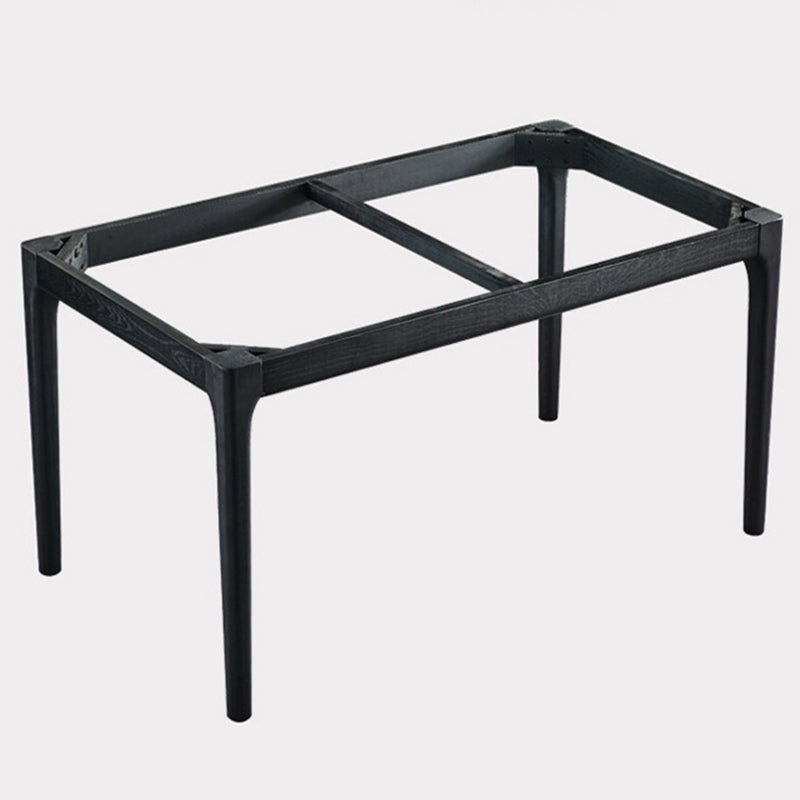 Modern Sintered Stone Dining Table Rectangular Table with Wood Four-leg Clearhalo ' dining_table' 'Dining Tables & Seating' 'Dining Tables' 'furn' 'furn_dining_table' 'Furniture' 'furniture_dining_table' 'Kitchen & Dining Furniture' 'kitchen&dining_furn' 'kitchen' 'kitchen_dining_table' 3582639