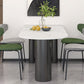 Metal Modern Free Form Table Sintered Stone Table for Dining Room and Kitchen Clearhalo ' dining_table' 'Dining Tables & Seating' 'Dining Tables' 'furn' 'furn_dining_table' 'Furniture' 'furniture_dining_table' 'Kitchen & Dining Furniture' 'kitchen&dining_furn' 'kitchen' 'kitchen_dining_table' 3582649