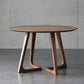 Contemporary Style Round Solid Wood Table Sled Base Dining Table for Home Clearhalo ' dining_table' 'Dining Tables & Seating' 'Dining Tables' 'furn' 'furn_dining_table' 'Furniture' 'furniture_dining_table' 'Kitchen & Dining Furniture' 'kitchen&dining_furn' 'kitchen' 'kitchen_dining_table' 3582656