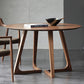 Contemporary Style Round Solid Wood Table Sled Base Dining Table for Home Clearhalo ' dining_table' 'Dining Tables & Seating' 'Dining Tables' 'furn' 'furn_dining_table' 'Furniture' 'furniture_dining_table' 'Kitchen & Dining Furniture' 'kitchen&dining_furn' 'kitchen' 'kitchen_dining_table' 3582658