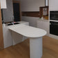 Metal Contemporary Free Form Table Sintered Stone Dining Table for Dining Room and Kitchen Clearhalo ' dining_table' 'Dining Tables & Seating' 'Dining Tables' 'furn' 'furn_dining_table' 'Furniture' 'furniture_dining_table' 'Kitchen & Dining Furniture' 'kitchen&dining_furn' 'kitchen' 'kitchen_dining_table' 3582694
