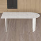 Metal Contemporary Free Form Table Sintered Stone Dining Table for Dining Room and Kitchen Clearhalo ' dining_table' 'Dining Tables & Seating' 'Dining Tables' 'furn' 'furn_dining_table' 'Furniture' 'furniture_dining_table' 'Kitchen & Dining Furniture' 'kitchen&dining_furn' 'kitchen' 'kitchen_dining_table' 3582698