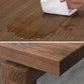 Minimalist Kitchen Standard Dining Table Solid Wood Rectangle Dining Table with Double Pedestal Clearhalo ' dining_table' 'Dining Tables & Seating' 'Dining Tables' 'furn' 'furn_dining_table' 'Furniture' 'furniture_dining_table' 'Kitchen & Dining Furniture' 'kitchen&dining_furn' 'kitchen' 'kitchen_dining_table' 3582706