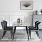 Contemporary Dining Table Sintered Stone Dining Table with 4 Black Legs for Dining Clearhalo ' dining_table' 'Dining Tables & Seating' 'Dining Tables' 'furn' 'furn_dining_table' 'Furniture' 'furniture_dining_table' 'Kitchen & Dining Furniture' 'kitchen&dining_furn' 'kitchen' 'kitchen_dining_table' 3582726