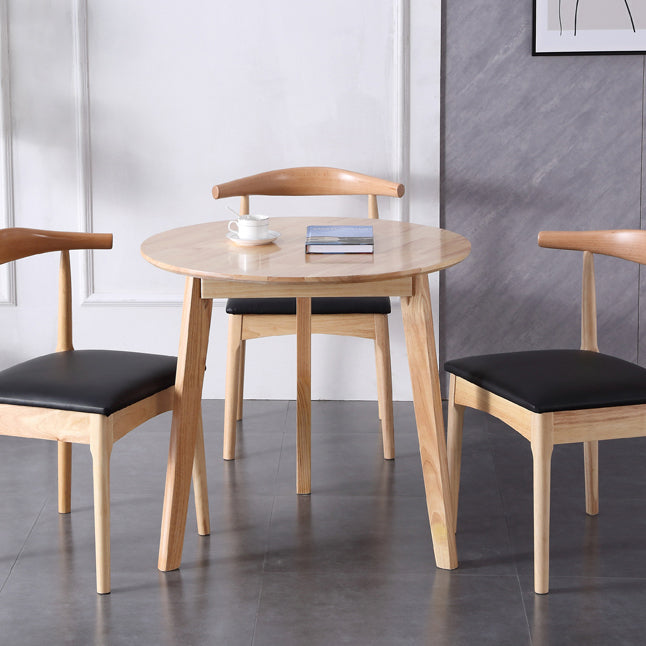 Modern Style Solid Wood Dining Table Round Table with 3 Legs for Home Use Clearhalo ' dining_table' 'Dining Tables & Seating' 'Dining Tables' 'furn' 'furn_dining_table' 'Furniture' 'furniture_dining_table' 'Kitchen & Dining Furniture' 'kitchen&dining_furn' 'kitchen' 'kitchen_dining_table' 3582747