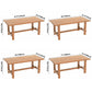 Contemporary Rectangle Shape Standard Dining Table Solid Wood Kitchen Dining Table with Trestle Base Clearhalo ' dining_table' 'Dining Tables & Seating' 'Dining Tables' 'furn' 'furn_dining_table' 'Furniture' 'furniture_dining_table' 'Kitchen & Dining Furniture' 'kitchen&dining_furn' 'kitchen' 'kitchen_dining_table' 3582774