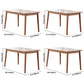 Rectangular Modern Style Solid Wood Table 4 Legs Dining Table for Home Clearhalo ' dining_table' 'Dining Tables & Seating' 'Dining Tables' 'furn' 'furn_dining_table' 'Furniture' 'furniture_dining_table' 'Kitchen & Dining Furniture' 'kitchen&dining_furn' 'kitchen' 'kitchen_dining_table' 3582797