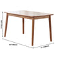 Rectangular Modern Style Solid Wood Table 4 Legs Dining Table for Home Clearhalo ' dining_table' 'Dining Tables & Seating' 'Dining Tables' 'furn' 'furn_dining_table' 'Furniture' 'furniture_dining_table' 'Kitchen & Dining Furniture' 'kitchen&dining_furn' 'kitchen' 'kitchen_dining_table' 3582798