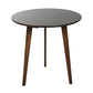Contemporary Style Round Tripod Dining Site Table Solid Wood Dinette Table Brown 36.2"L x 36.2"W x 29.5"H Without Chairs Clearhalo ' dining_table' 'Dining Tables & Seating' 'Dining Tables' 'furn' 'furn_dining_table' 'Furniture' 'furniture_dining_table' 'Kitchen & Dining Furniture' 'kitchen&dining_furn' 'kitchen' 'kitchen_dining_table' 3582821