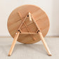 Contemporary Style Round Tripod Dining Site Table Solid Wood Dinette Table Clearhalo ' dining_table' 'Dining Tables & Seating' 'Dining Tables' 'furn' 'furn_dining_table' 'Furniture' 'furniture_dining_table' 'Kitchen & Dining Furniture' 'kitchen&dining_furn' 'kitchen' 'kitchen_dining_table' 3582832