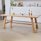 Modern Pine Solid Wood Table Rectangle Dining Table with Wooden Trestle Base Base Clearhalo ' dining_table' 'Dining Tables & Seating' 'Dining Tables' 'furn' 'furn_dining_table' 'Furniture' 'furniture_dining_table' 'Kitchen & Dining Furniture' 'kitchen&dining_furn' 'kitchen' 'kitchen_dining_table' 3582880