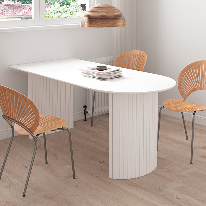 Solid Wood Contemporary Free Form Dining Table Marble Top Dining Table for Dining Room Without Chairs Clearhalo ' dining_table' 'Dining Tables & Seating' 'Dining Tables' 'furn' 'furn_dining_table' 'Furniture' 'furniture_dining_table' 'Kitchen & Dining Furniture' 'kitchen&dining_furn' 'kitchen' 'kitchen_dining_table' 3582884