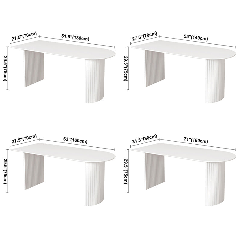 Solid Wood Contemporary Free Form Dining Table Marble Top Dining Table for Dining Room Clearhalo ' dining_table' 'Dining Tables & Seating' 'Dining Tables' 'furn' 'furn_dining_table' 'Furniture' 'furniture_dining_table' 'Kitchen & Dining Furniture' 'kitchen&dining_furn' 'kitchen' 'kitchen_dining_table' 3582889