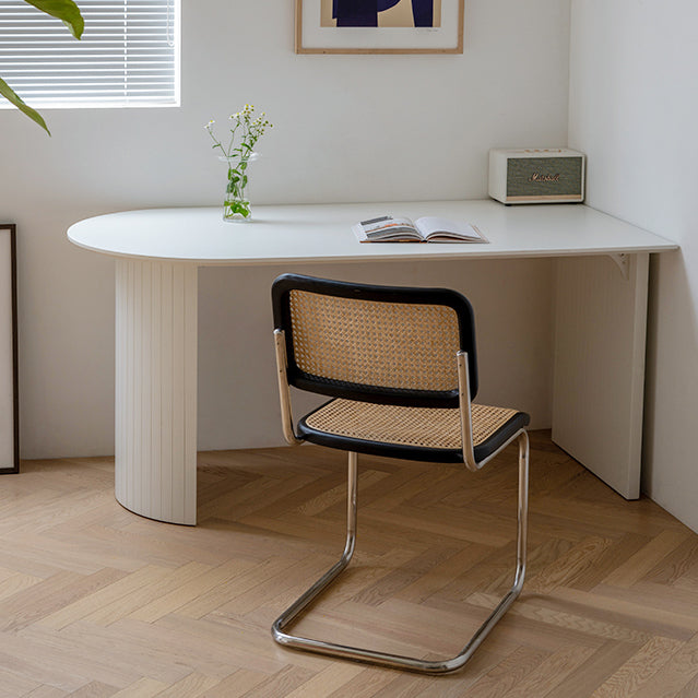 Solid Wood Contemporary Free Form Dining Table Marble Top Dining Table for Dining Room Clearhalo ' dining_table' 'Dining Tables & Seating' 'Dining Tables' 'furn' 'furn_dining_table' 'Furniture' 'furniture_dining_table' 'Kitchen & Dining Furniture' 'kitchen&dining_furn' 'kitchen' 'kitchen_dining_table' 3582891