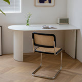 Solid Wood Contemporary Free Form Dining Table Marble Top Dining Table for Dining Room Clearhalo ' dining_table' 'Dining Tables & Seating' 'Dining Tables' 'furn' 'furn_dining_table' 'Furniture' 'furniture_dining_table' 'Kitchen & Dining Furniture' 'kitchen&dining_furn' 'kitchen' 'kitchen_dining_table' 3582891