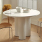 Round Table Dinette Table Contemporary Dinner Room Kitchen Table for Indoor Clearhalo ' dining_table' 'Dining Tables & Seating' 'Dining Tables' 'furn' 'furn_dining_table' 'Furniture' 'furniture_dining_table' 'Kitchen & Dining Furniture' 'kitchen&dining_furn' 'kitchen' 'kitchen_dining_table' 3582922