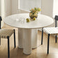 Round Table Dinette Table Contemporary Dinner Room Kitchen Table for Indoor Clearhalo ' dining_table' 'Dining Tables & Seating' 'Dining Tables' 'furn' 'furn_dining_table' 'Furniture' 'furniture_dining_table' 'Kitchen & Dining Furniture' 'kitchen&dining_furn' 'kitchen' 'kitchen_dining_table' 3582924