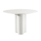 Round Table Dinette Table Contemporary Dinner Room Kitchen Table for Indoor Clearhalo ' dining_table' 'Dining Tables & Seating' 'Dining Tables' 'furn' 'furn_dining_table' 'Furniture' 'furniture_dining_table' 'Kitchen & Dining Furniture' 'kitchen&dining_furn' 'kitchen' 'kitchen_dining_table' 3582925