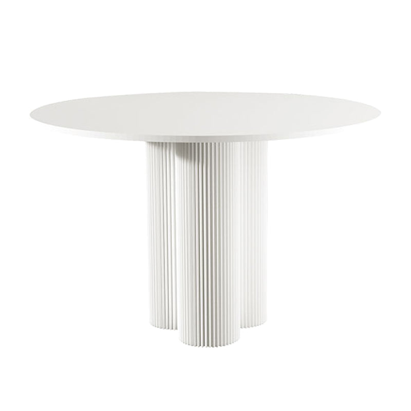 Round Table Dinette Table Contemporary Dinner Room Kitchen Table for Indoor Clearhalo ' dining_table' 'Dining Tables & Seating' 'Dining Tables' 'furn' 'furn_dining_table' 'Furniture' 'furniture_dining_table' 'Kitchen & Dining Furniture' 'kitchen&dining_furn' 'kitchen' 'kitchen_dining_table' 3582925