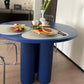 Round Table Dinette Table Contemporary Dinner Room Kitchen Table for Indoor Clearhalo ' dining_table' 'Dining Tables & Seating' 'Dining Tables' 'furn' 'furn_dining_table' 'Furniture' 'furniture_dining_table' 'Kitchen & Dining Furniture' 'kitchen&dining_furn' 'kitchen' 'kitchen_dining_table' 3582927