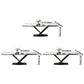 Metal Contemporary Rectangular Dining Table Sintered Stone Dining Table for Dining Room Clearhalo ' dining_table' 'Dining Tables & Seating' 'Dining Tables' 'furn' 'furn_dining_table' 'Furniture' 'furniture_dining_table' 'Kitchen & Dining Furniture' 'kitchen&dining_furn' 'kitchen' 'kitchen_dining_table' 3582964