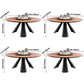 Modern Round Dining Table Pine Solid Wood Dining Room Collection for Indoor Clearhalo ' dining_table' 'Dining Tables & Seating' 'Dining Tables' 'Furniture' 'furniture_dining_table' 'Kitchen & Dining Furniture' 'kitchen&dining_furn' 'kitchen' 'kitchen_dining_table' 3582970