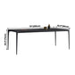 Contemporary Rectangle Standard Dining Table Sintered Stone Top Dining Table with 4 Legs Base Clearhalo ' dining_table' 'Dining Tables & Seating' 'Dining Tables' 'Furniture' 'furniture_dining_table' 'Kitchen & Dining Furniture' 'kitchen&dining_furn' 'kitchen' 'kitchen_dining_table' 3582981