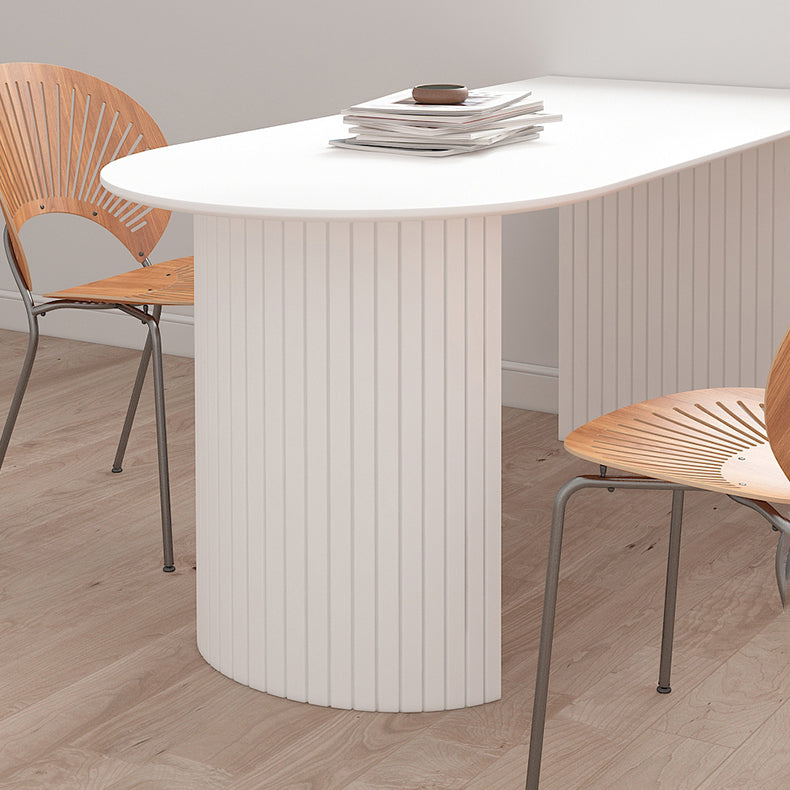 Solid Wood Modern Free Form Dining Table Marble Top Table for Dining Room Clearhalo ' dining_table' 'Dining Tables & Seating' 'Dining Tables' 'furn' 'furn_dining_table' 'Furniture' 'furniture_dining_table' 'Kitchen & Dining Furniture' 'kitchen&dining_furn' 'kitchen' 'kitchen_dining_table' 3582984