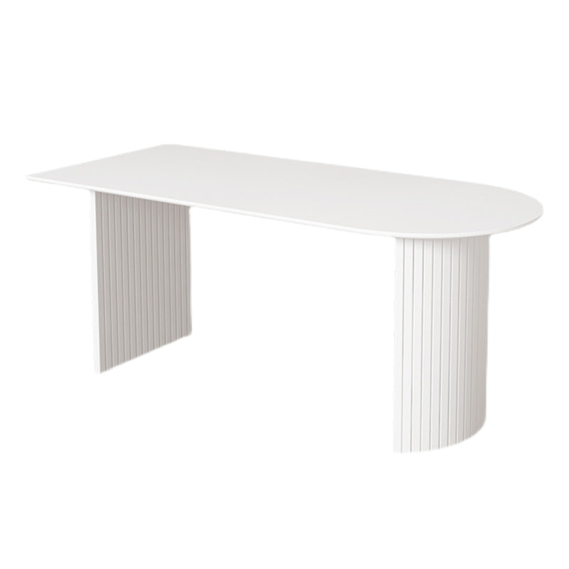 Solid Wood Modern Free Form Dining Table Marble Top Table for Dining Room Without Chairs Clearhalo ' dining_table' 'Dining Tables & Seating' 'Dining Tables' 'furn' 'furn_dining_table' 'Furniture' 'furniture_dining_table' 'Kitchen & Dining Furniture' 'kitchen&dining_furn' 'kitchen' 'kitchen_dining_table' 3582985