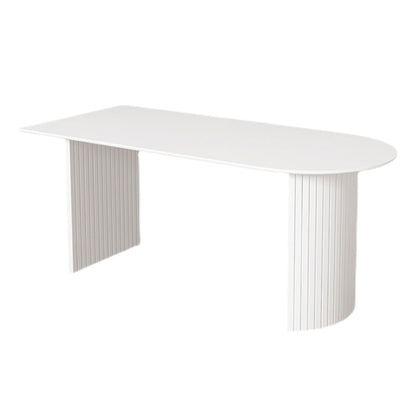 Solid Wood Modern Free Form Dining Table Marble Top Table for Dining Room Without Chairs Clearhalo ' dining_table' 'Dining Tables & Seating' 'Dining Tables' 'furn' 'furn_dining_table' 'Furniture' 'furniture_dining_table' 'Kitchen & Dining Furniture' 'kitchen&dining_furn' 'kitchen' 'kitchen_dining_table' 3582985
