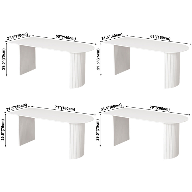 Solid Wood Modern Free Form Dining Table Marble Top Table for Dining Room Clearhalo ' dining_table' 'Dining Tables & Seating' 'Dining Tables' 'furn' 'furn_dining_table' 'Furniture' 'furniture_dining_table' 'Kitchen & Dining Furniture' 'kitchen&dining_furn' 'kitchen' 'kitchen_dining_table' 3582986