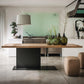 Modern Solid Wood Kitchen Dining Table Rectangle Standard Dining Table with Pedestal Base Clearhalo ' dining_table' 'Dining Tables & Seating' 'Dining Tables' 'furn' 'furn_dining_table' 'Furniture' 'furniture_dining_table' 'Kitchen & Dining Furniture' 'kitchen&dining_furn' 'kitchen' 'kitchen_dining_table' 3583035