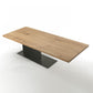 Modern Solid Wood Kitchen Dining Table Rectangle Standard Dining Table with Pedestal Base Clearhalo ' dining_table' 'Dining Tables & Seating' 'Dining Tables' 'furn' 'furn_dining_table' 'Furniture' 'furniture_dining_table' 'Kitchen & Dining Furniture' 'kitchen&dining_furn' 'kitchen' 'kitchen_dining_table' 3583041