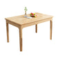 Modern Style Rubberwood Dining Table Rectangle Table with 4 Legs for Home Natural Without Chairs Clearhalo ' dining_table' 'Dining Tables & Seating' 'Dining Tables' 'furn' 'furn_dining_table' 'Furniture' 'furniture_dining_table' 'Kitchen & Dining Furniture' 'kitchen&dining_furn' 'kitchen' 'kitchen_dining_table' 3583089