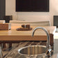 Rectangle Casual Dining Table Brown Tone Fixed Table with Pinewood Solid Wood Clearhalo ' dining_table' 'Dining Tables & Seating' 'Dining Tables' 'furn' 'furn_dining_table' 'Furniture' 'furniture_dining_table' 'Kitchen & Dining Furniture' 'kitchen&dining_furn' 'kitchen' 'kitchen_dining_table' 3583148