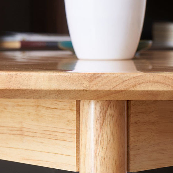 Rubberwood Solid Wood Tripod Table Simplicity Dining Table Round for Kitchen Home Clearhalo ' dining_table' 'Dining Tables & Seating' 'Dining Tables' 'furn' 'furn_dining_table' 'Furniture' 'furniture_dining_table' 'Kitchen & Dining Furniture' 'kitchen&dining_furn' 'kitchen' 'kitchen_dining_table' 3583172