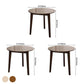 Rubberwood Solid Wood Tripod Table Simplicity Dining Table Round for Kitchen Home Clearhalo ' dining_table' 'Dining Tables & Seating' 'Dining Tables' 'furn' 'furn_dining_table' 'Furniture' 'furniture_dining_table' 'Kitchen & Dining Furniture' 'kitchen&dining_furn' 'kitchen' 'kitchen_dining_table' 3583174