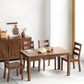 Contemporary Rectangle Dining Table Oak Solid Wood Table with 4 Legs for Kitchen Dinner Dining Room Clearhalo ' dining_table' 'Dining Tables & Seating' 'Dining Tables' 'furn' 'furn_dining_table' 'Furniture' 'furniture_dining_table' 'Kitchen & Dining Furniture' 'kitchen&dining_furn' 'kitchen' 'kitchen_dining_table' 3583188