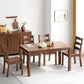 Contemporary Rectangle Dining Table Oak Solid Wood Table with 4 Legs for Kitchen Dinner Dining Room Clearhalo ' dining_table' 'Dining Tables & Seating' 'Dining Tables' 'furn' 'furn_dining_table' 'Furniture' 'furniture_dining_table' 'Kitchen & Dining Furniture' 'kitchen&dining_furn' 'kitchen' 'kitchen_dining_table' 3583190