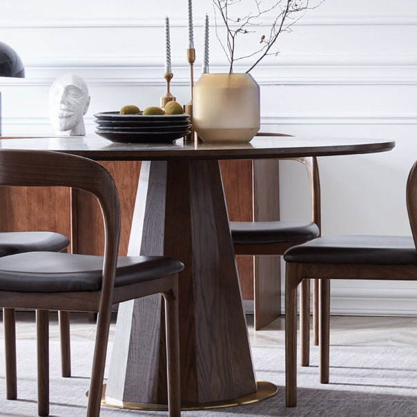Modern Style Round Dining Site Table Pine Solid Wood Table for Dining Room Clearhalo ' dining_table' 'Dining Tables & Seating' 'Dining Tables' 'furn' 'furn_dining_table' 'Furniture' 'furniture_dining_table' 'Kitchen & Dining Furniture' 'kitchen&dining_furn' 'kitchen' 'kitchen_dining_table' 3583194