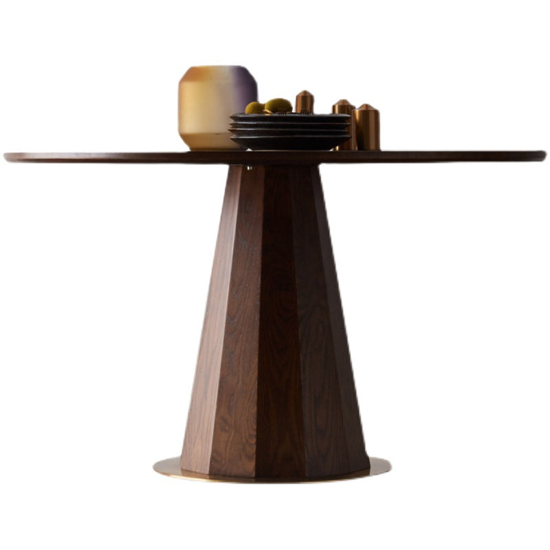 Modern Style Round Dining Site Table Pine Solid Wood Table for Dining Room Clearhalo ' dining_table' 'Dining Tables & Seating' 'Dining Tables' 'furn' 'furn_dining_table' 'Furniture' 'furniture_dining_table' 'Kitchen & Dining Furniture' 'kitchen&dining_furn' 'kitchen' 'kitchen_dining_table' 3583195