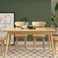 Modern Rubberwood Solid Wood Dining Table Brown Rectangle Table with 4 Legs for Home Clearhalo ' dining_table' 'Dining Tables & Seating' 'Dining Tables' 'furn' 'furn_dining_table' 'Furniture' 'furniture_dining_table' 'Kitchen & Dining Furniture' 'kitchen&dining_furn' 'kitchen' 'kitchen_dining_table' 3583212