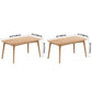 Modern Rubberwood Solid Wood Dining Table Brown Rectangle Table with 4 Legs for Home Clearhalo ' dining_table' 'Dining Tables & Seating' 'Dining Tables' 'furn' 'furn_dining_table' 'Furniture' 'furniture_dining_table' 'Kitchen & Dining Furniture' 'kitchen&dining_furn' 'kitchen' 'kitchen_dining_table' 3583220