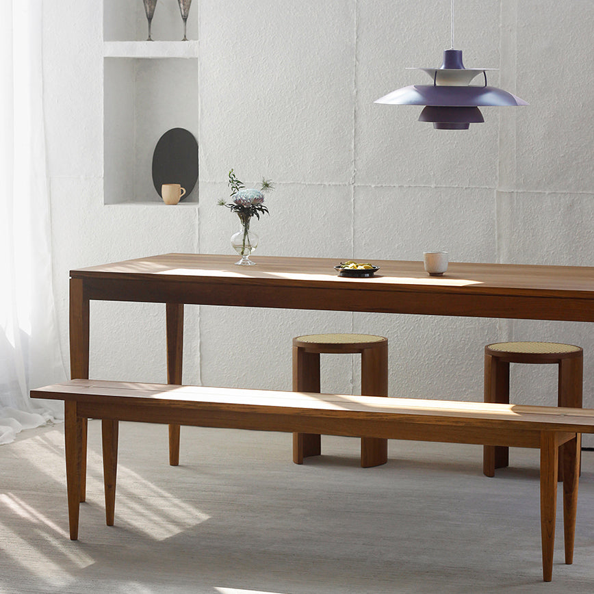 Solid Wood Brown Tone Dining Table Simplicity 4 Legs Table for Dining Room Clearhalo ' dining_table' 'Dining Tables & Seating' 'Dining Tables' 'furn' 'furn_dining_table' 'Furniture' 'furniture_dining_table' 'Kitchen & Dining Furniture' 'kitchen&dining_furn' 'kitchen' 'kitchen_dining_table' 3583223