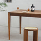 Solid Wood Brown Tone Dining Table Simplicity 4 Legs Table for Dining Room Clearhalo ' dining_table' 'Dining Tables & Seating' 'Dining Tables' 'furn' 'furn_dining_table' 'Furniture' 'furniture_dining_table' 'Kitchen & Dining Furniture' 'kitchen&dining_furn' 'kitchen' 'kitchen_dining_table' 3583225