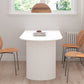 Free Form Modern Style Dining Table White Fixed Table with Sintered Stone Clearhalo ' dining_table' 'Dining Tables & Seating' 'Dining Tables' 'furn' 'furn_dining_table' 'Furniture' 'furniture_dining_table' 'Kitchen & Dining Furniture' 'kitchen&dining_furn' 'kitchen' 'kitchen_dining_table' 3583256