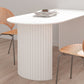 Free Form Modern Style Dining Table White Fixed Table with Sintered Stone Clearhalo ' dining_table' 'Dining Tables & Seating' 'Dining Tables' 'furn' 'furn_dining_table' 'Furniture' 'furniture_dining_table' 'Kitchen & Dining Furniture' 'kitchen&dining_furn' 'kitchen' 'kitchen_dining_table' 3583263