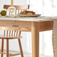 Modern Sintered Stone Top White Dining Table Rectangle Standard Dining Table with 4 Legs Base Clearhalo ' dining_table' 'Dining Tables & Seating' 'Dining Tables' 'furn' 'furn_dining_table' 'Furniture' 'furniture_dining_table' 'Kitchen & Dining Furniture' 'kitchen&dining_furn' 'kitchen' 'kitchen_dining_table' 3583269